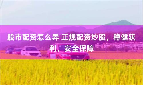 股市配资怎么弄 正规配资炒股，稳健获利，安全保障